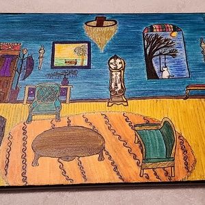 Whimsical Painting signed by Creator